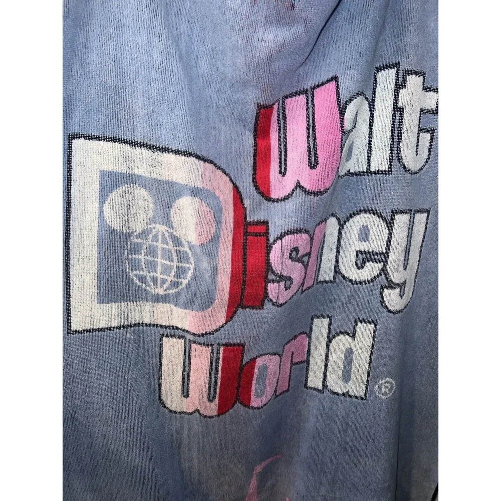 Walt Disney Beach Towel Rainbow Castle 100% Cotton Vintage retro nostalgic